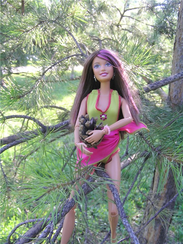 Летняя прогулка Анжелики ( Кукла Barbie Fashionistas от Mattel)