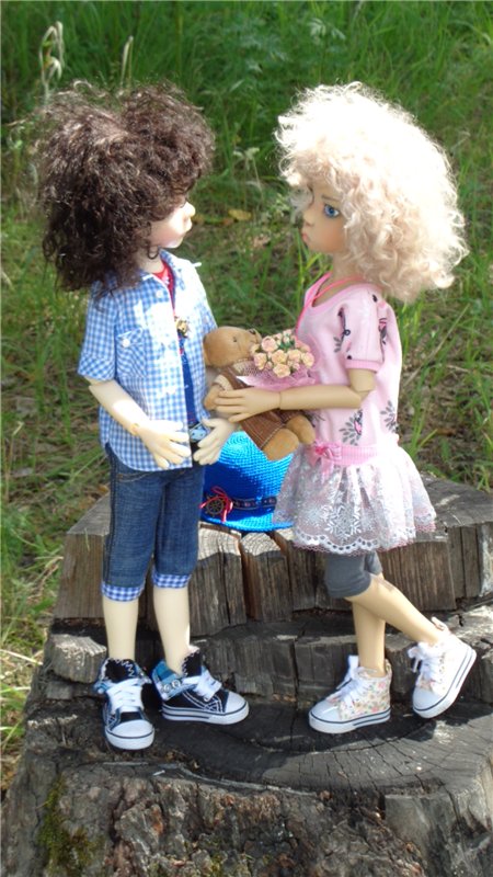 Первое свидание — Куклы Kaye Wiggs (Кайе Виггс): авторские BJD (БЖД) (фото 5)