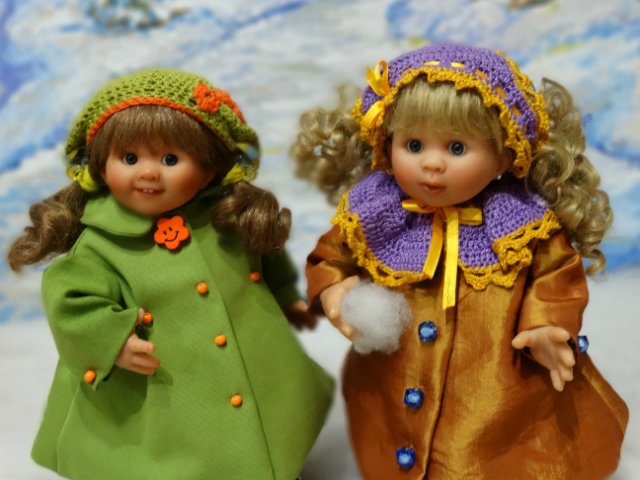 Прогулка зимним вечером. Вихтели Rosemarie Anna Muller