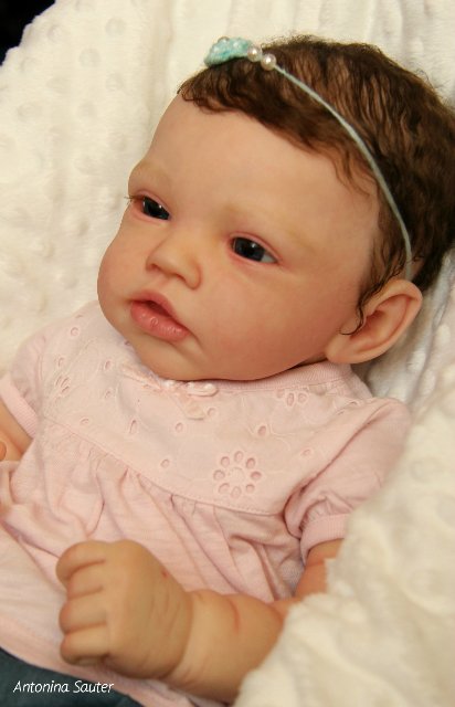 Мой весенний цветочек Кайли. Кукла реборн Саутер Антонины (фото 6)