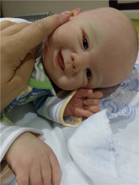 Кукла реборн Улыбашка от Фабера