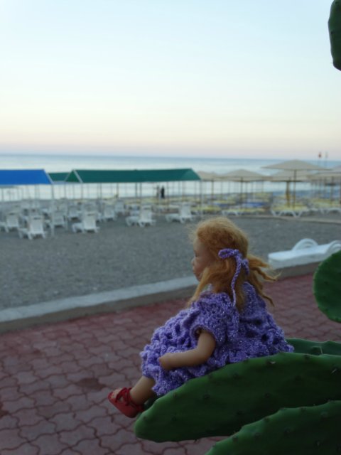 В сиреневых тонах — Одежда и обувь для кукол своими руками: фото