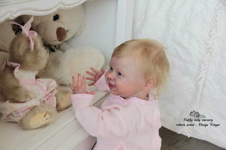 Мой солнечный лучик, моя радуга, мое счастье, моя Милена, Миленочка, Милеша. Кукла реборн Олеси Венгер