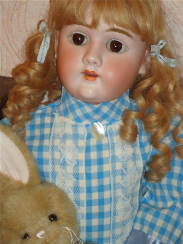 Прекрасные девочки от Heinrich Handwerck, молд 109 с маркировкой DEP (фото 5)