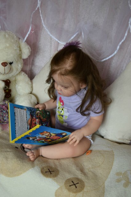 Моя первая большая девочка реборн Ариша