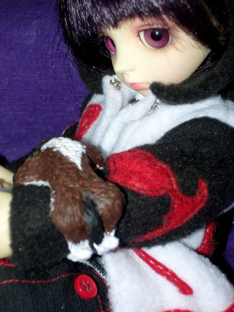 Колечко в виде щенка сделанное по мотивам работ Дзиро Миура, Jiro Miura