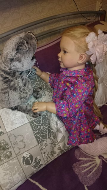 Мое солнышко - малышка Джастина из молда Бонни by Linda Murray