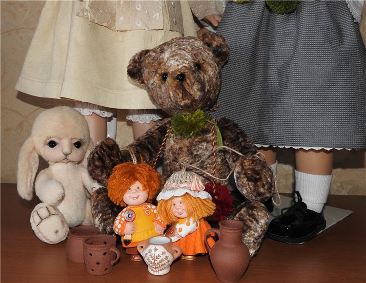 Первое знакомство. Куклы Sissel Skille и Hildegard Gunzel