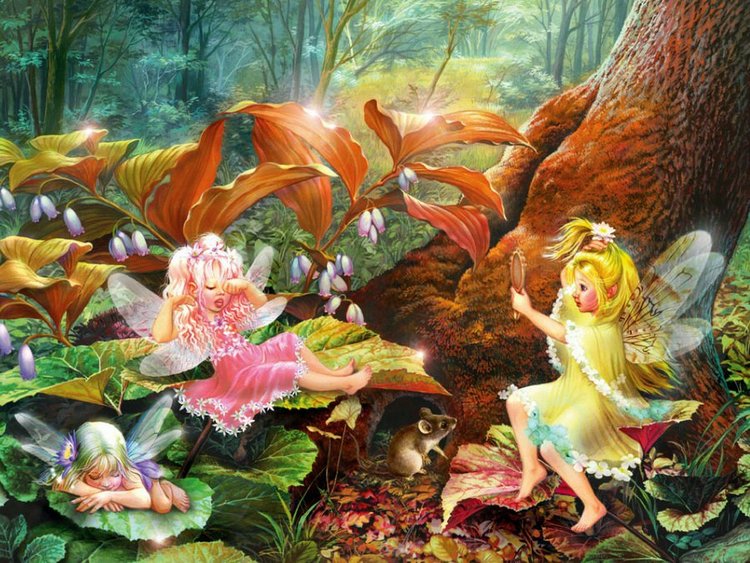 Сказка про Фею и Тролля. Музыкальное Видео. Волшебные иллюстрации от Zorina Baldescu