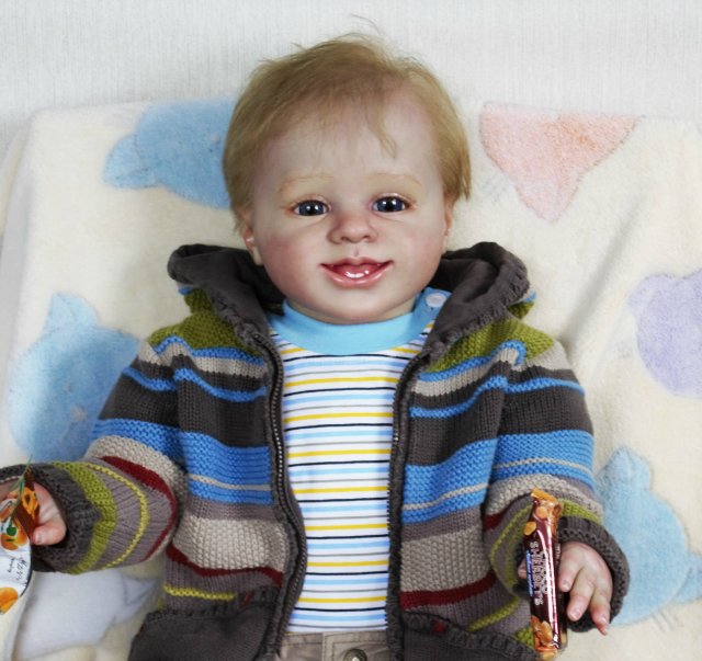 Улыбашка Сенечка, куклы реборн Ольги Коновниной