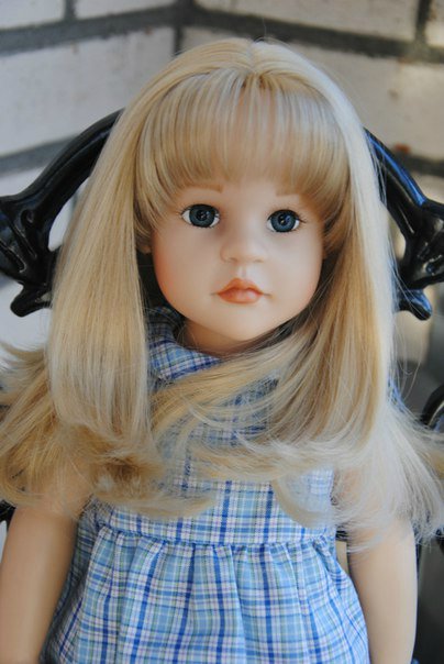 Мой мечтательный ангелочек. Жизель II 2005г от Gotz & Steiff