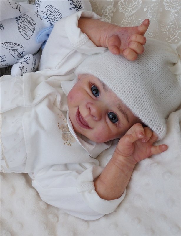 Еще одна улыбашка. Кукла реборн Наталии Коноваловой