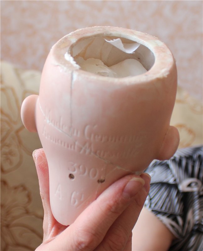 Ремонт антикварной куклы — Реставрация антикварных кукол: ремонт фарфора (фото 10)