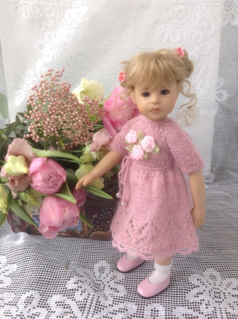 Поздравление с Весной! Или девочки в розовом. Куклы от H. Plusczok и A. Himstedt