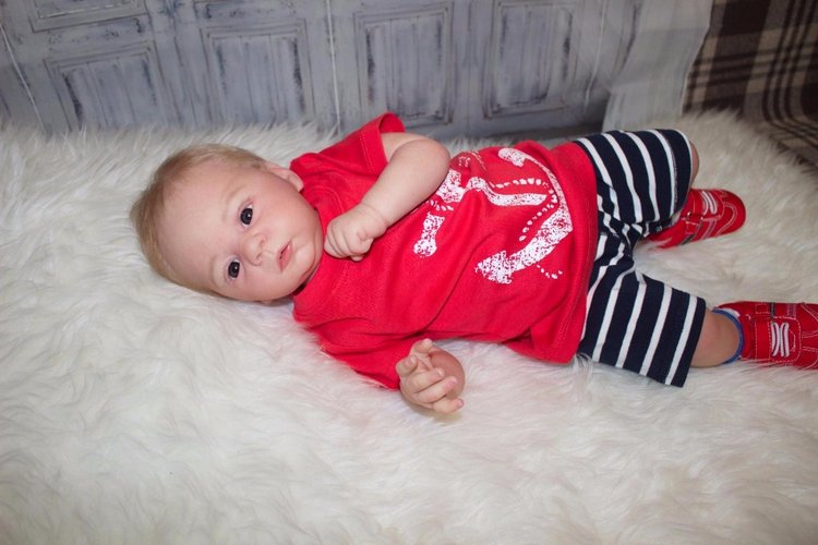 Малыш из молда Харлоу — Куклы Реборн (Reborn): работы мастеров (фото 10)