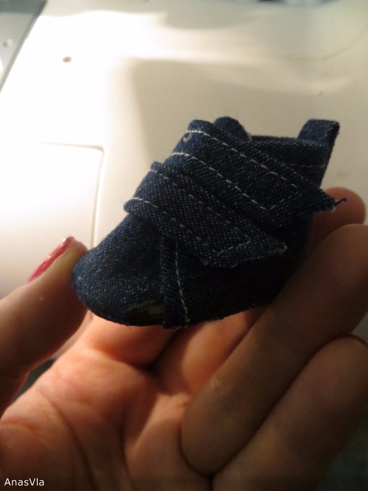 Кеды для Мари Мастер класс по кукольной обуви (фото 10)