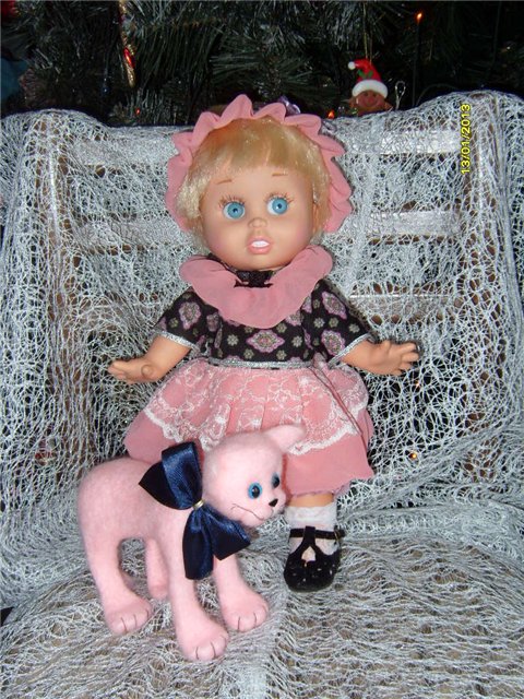 Малышка Синтия от Galoob Baby Face Doll и её друзья