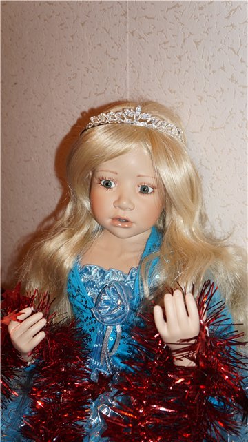 Фарфоровая кукла БИРГИТ - Лазурная Мечта от Кристин Оранж