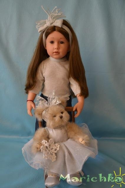 Клара и Изабель... или просто Снегурочки! Куклы Gotz