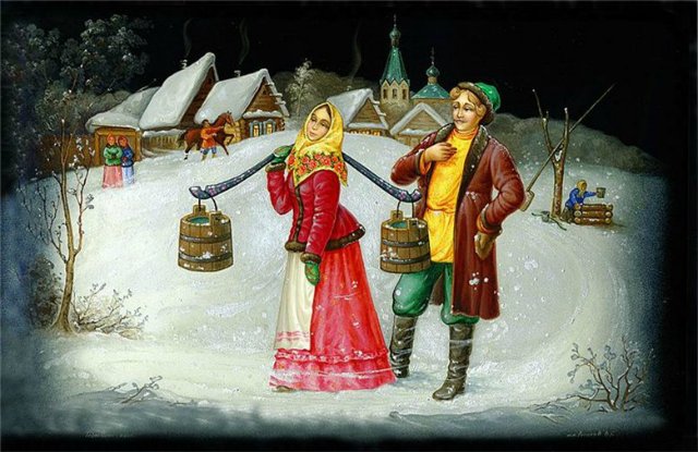 Усмотри тропинку в сказку или Здесь русский дух, здесь Русью пахнет. Федоскинская лаковая миниатюра