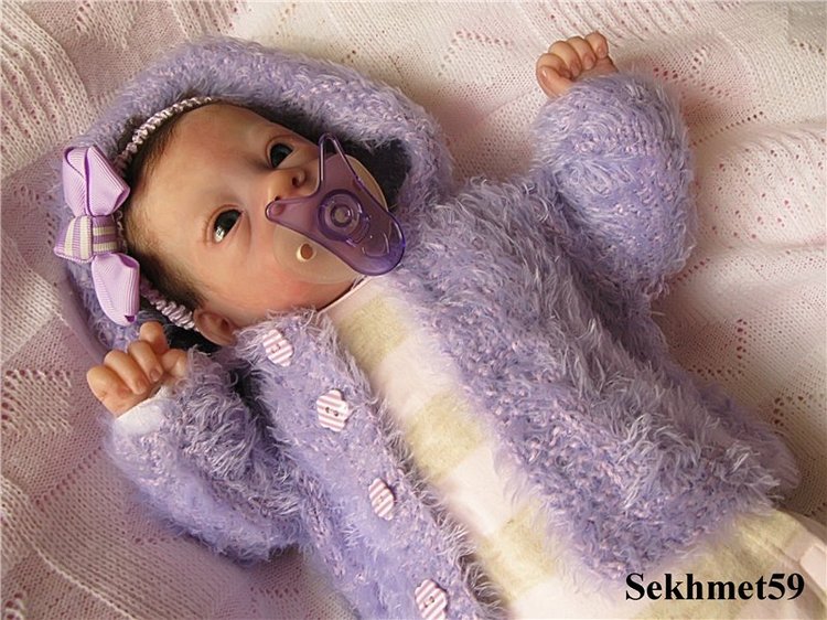 Недоношенный ребенок-реборн от Елены Андреевой (фото 6)