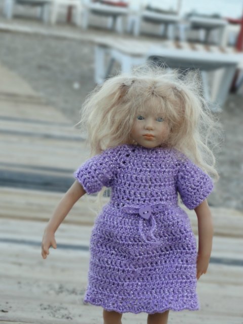 В сиреневых тонах — Одежда и обувь для кукол своими руками: фото (фото 4)