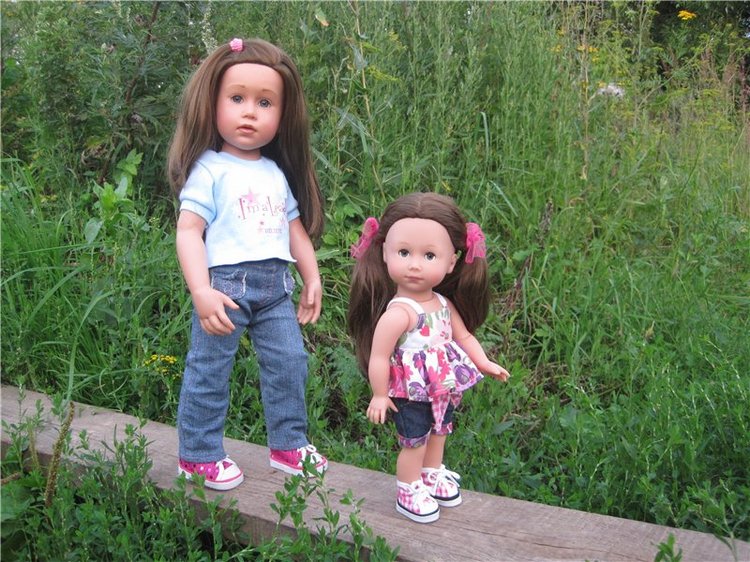 Сестрёнки. Куклы Готц Алиса и Оленька