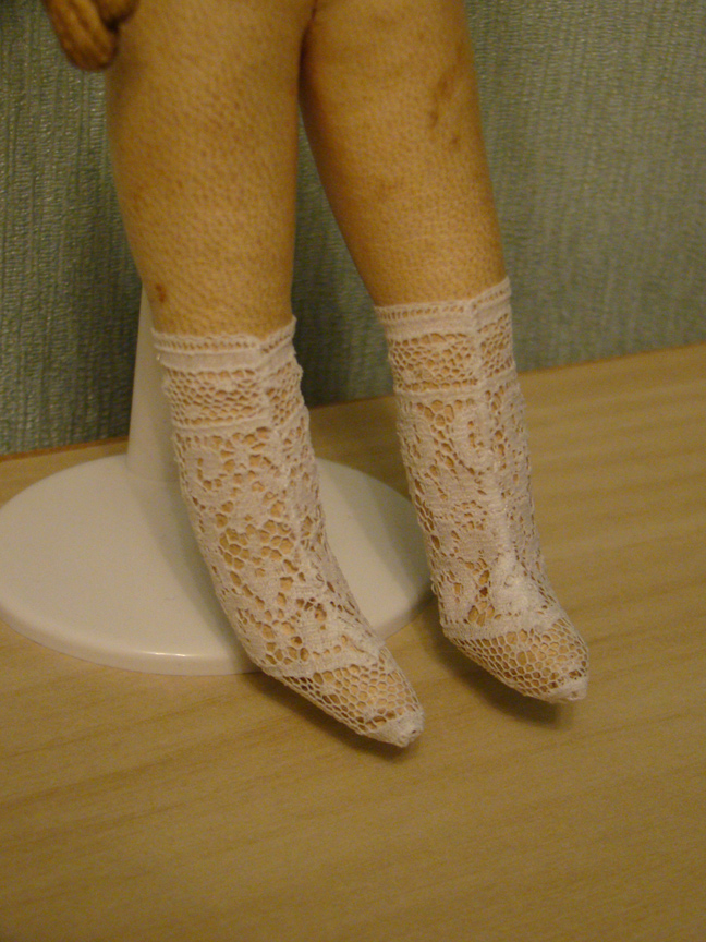 Антикварная карманная кукла Bähr & Pröschild на французском модном теле