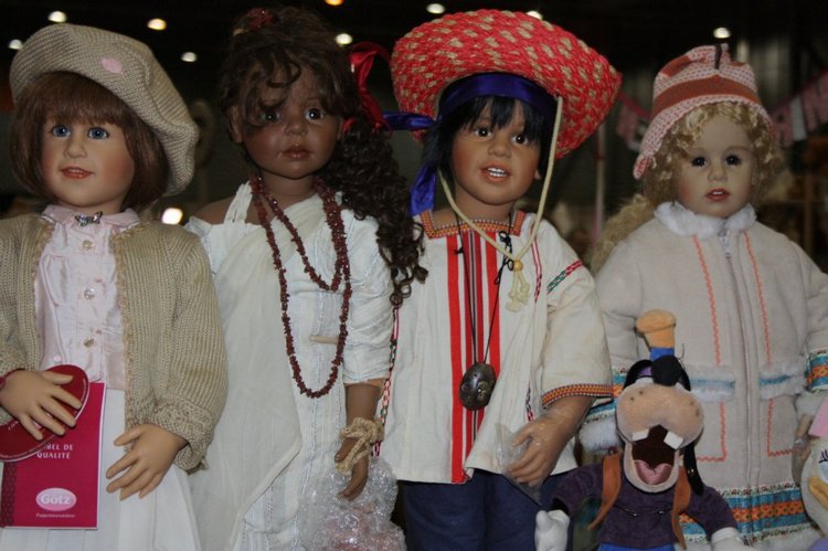 Выставка кукол, мишек тедди, кукольных домиков и миниатюры в Den Bosch (Нидерланды) 24-25 октября 2015 год. Часть вторая