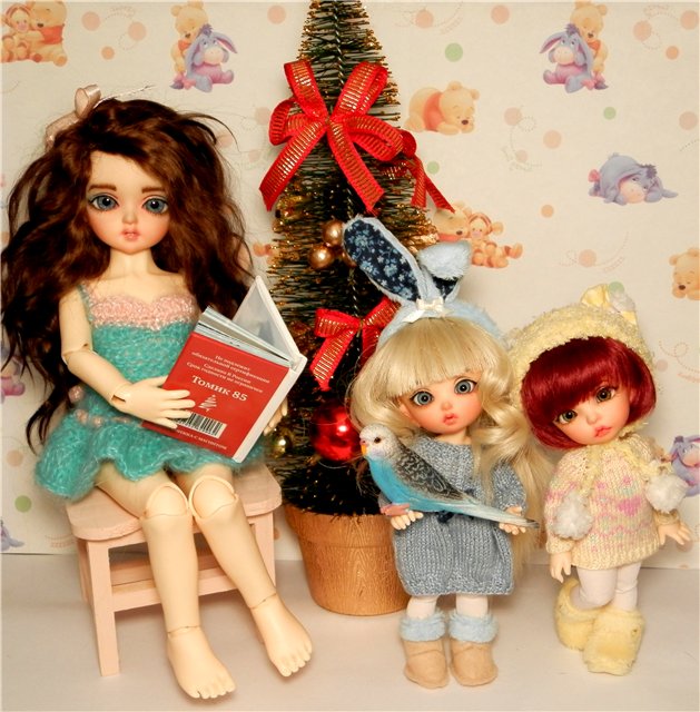 С рождеством! Лира, Мира, Винн и Акари (фото 6)