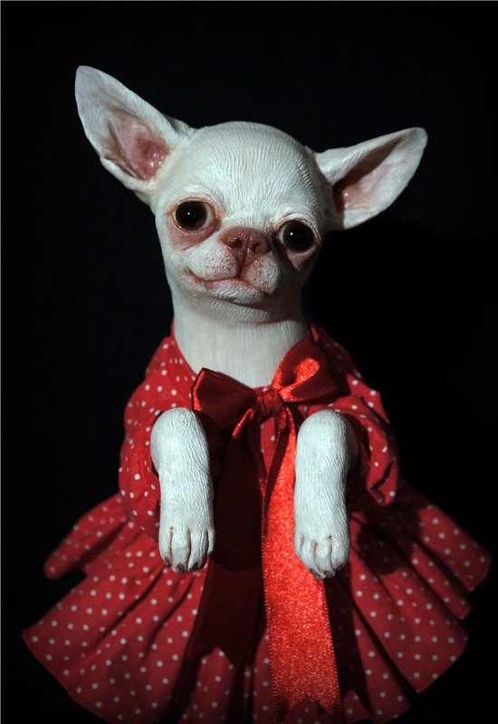 ООАК кукла Светланы Гришко. Собачка Манюня (фото 5)