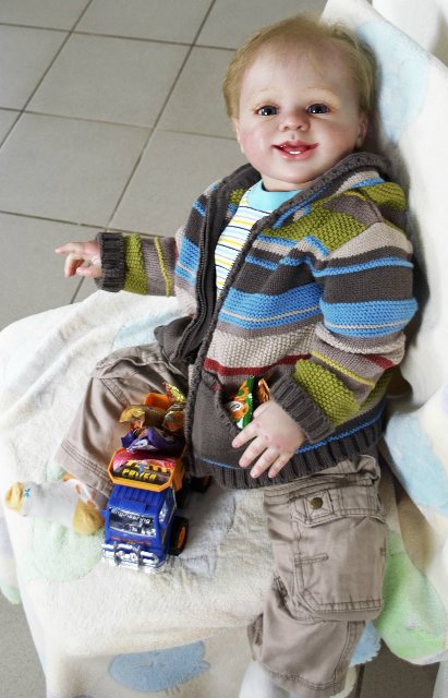 Улыбашка Сенечка, куклы реборн Ольги Коновниной (фото 6)