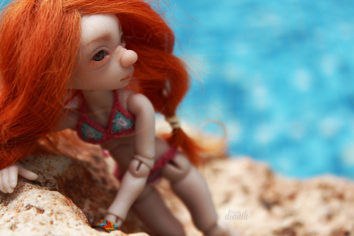 Как Фиби в отпуск съездила. Авторская бжд-мышка Лидии Снуль