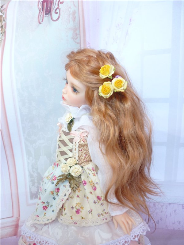 Парички для кукол BJD по авторской технологии Лидии Снуль (фото 4)