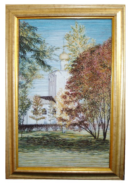 Выставка вышитых картин — Другие хобби и увлечения: сад (фото 5)