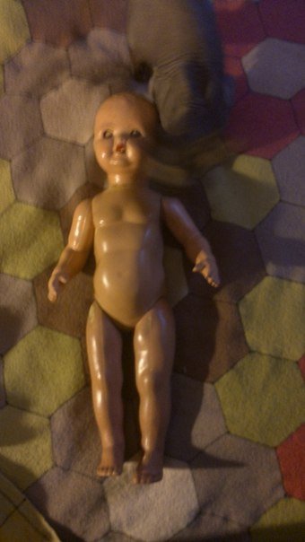 Восстановление старенькой английской куколки (фото 10)