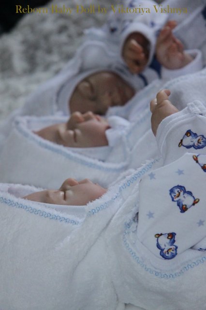Тройняшки Джошики... Куколки реборн Виктории Вишни