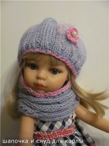 Шапочка и снуд для Паолки | Бэйбики Шапочка и снуд для Паолки (фото 2)