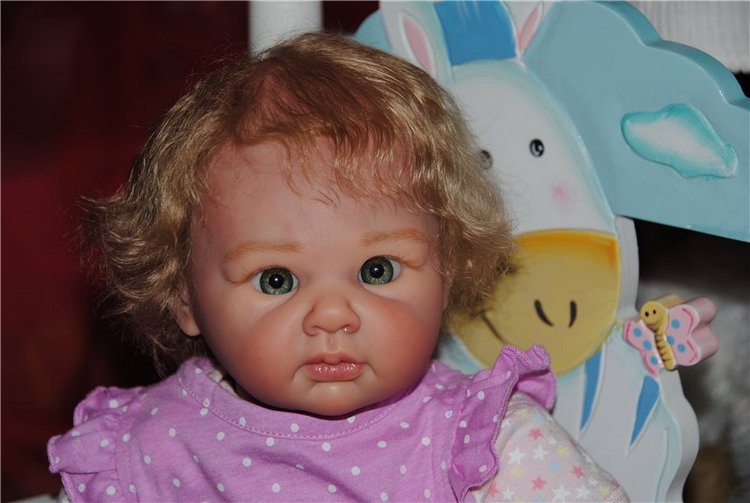 Аленка - куколка реборн из молда Lisa (фото 3)