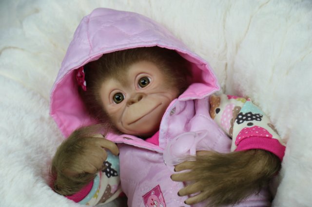 Мартышка - малышка... Куколка реборн Виктории Вишни