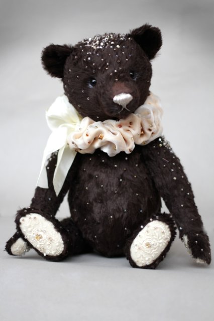 Мишки тедди День и Ночь. Авторские игрушки Татьяны Матляк (фото 6)