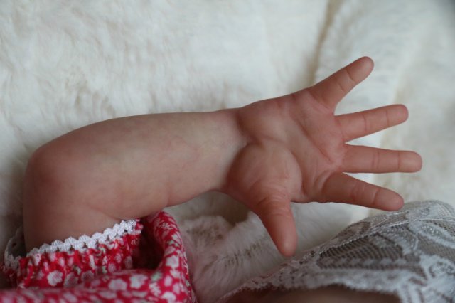 Спящая малышка Рози 2. Куколка реборн Виктории Вишни