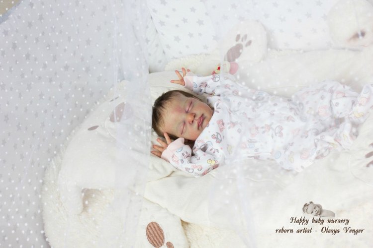 Кроха Торопыжка, недоношенная малышка Рози. Кукла реборн Олеси Венгер