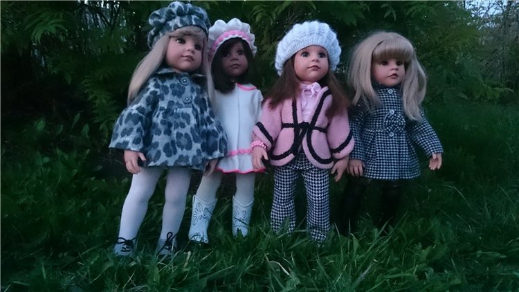 Весеннее настроение — Одежда и обувь для кукол своими руками: фото