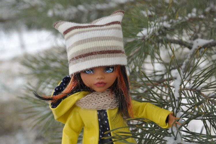 Первый снег — ООАК Monster High и Ever After High: репейнт