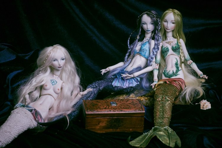 Коллекция шарнирных фарфоровых кукол "Золото Рейна". Искусство Куклы 2016 (фото 2)