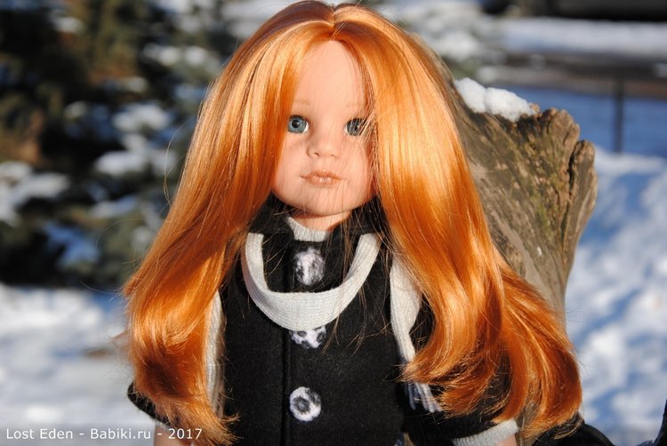 Самая красивая Рыжая. Сара с собачкой 2009 г от Gotz