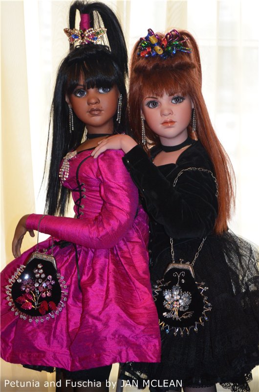 Удивительные цветы. Петуния и Фуксия. PETUNIA, FUSCHIA by Jan McLean (фото 8)