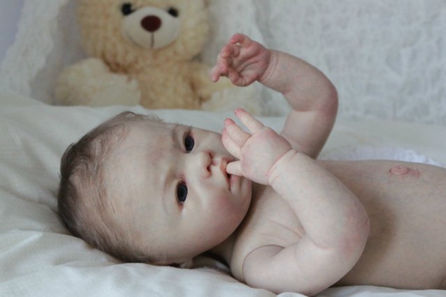 Мальчик - Медвежонок... Куколка реборн Виктории Вишни (фото 6)