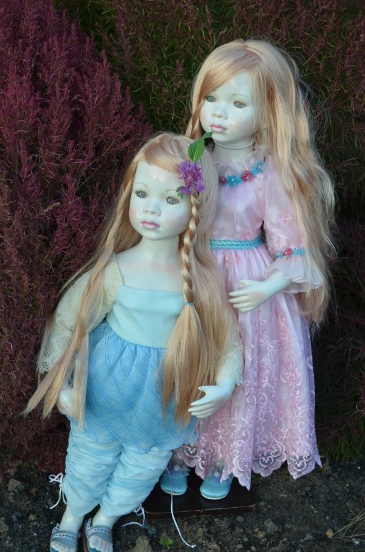 Лунные девочки или необычное творение Ширли (Shirley) - глазурованная кукла Мариэль (Mariele)